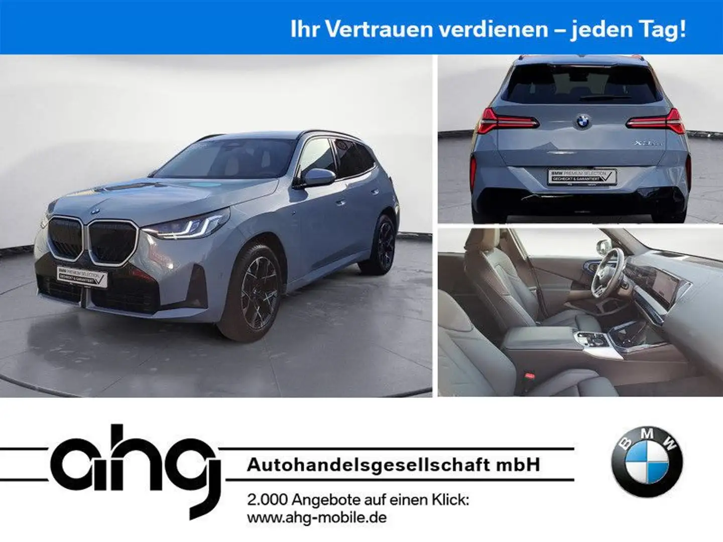 BMW X3 xDrive20d *M-Sportpaket*AHK*LED*DAB*SHZ*LHZ*H Grau - 1
