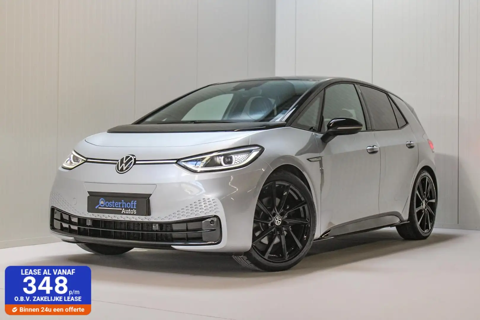 Volkswagen ID.3 Pro 58 kWh | LEDER | UNIEK! | Grigio - 1