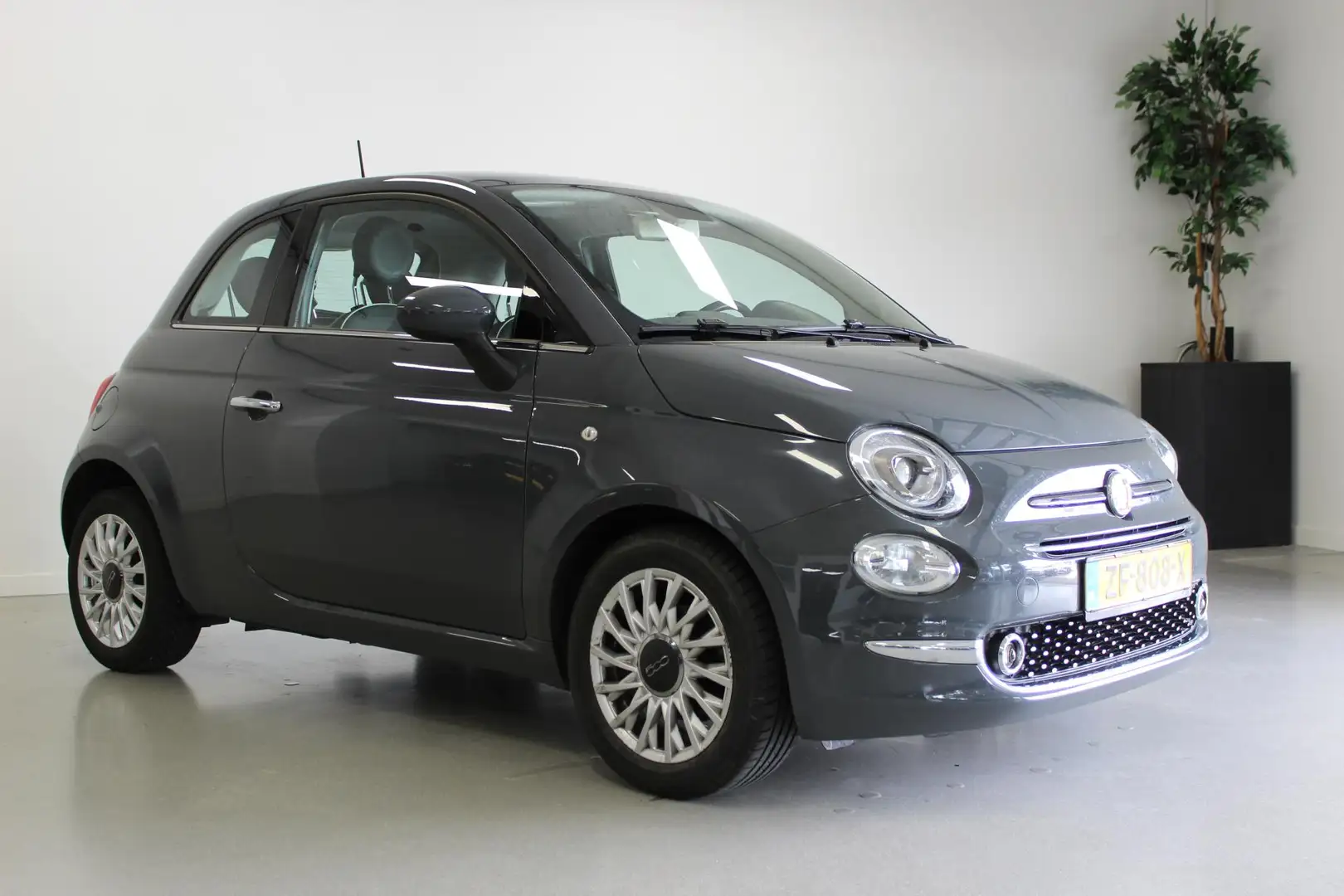 Fiat 500 0.9 TwinAir Turbo Lounge | APK: 06-2027 | NAVIGATI Gris - 2