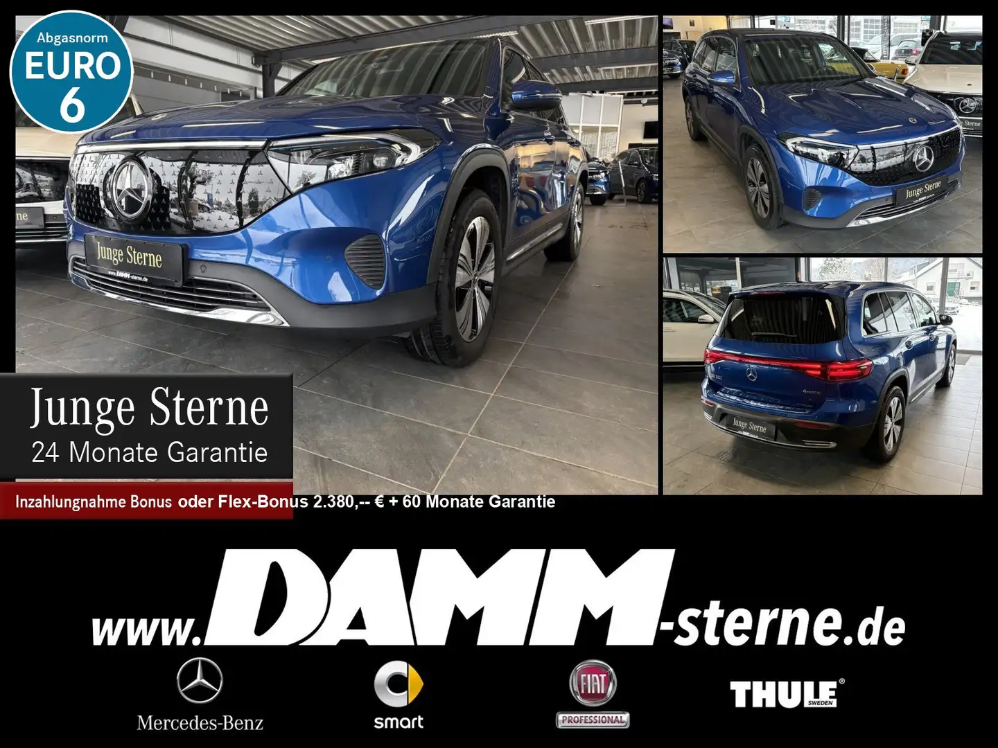 Mercedes-Benz EQB 300 EQB 300 4M Progressive/AHK/Distronic/WDG/ + Flex Blau - 1