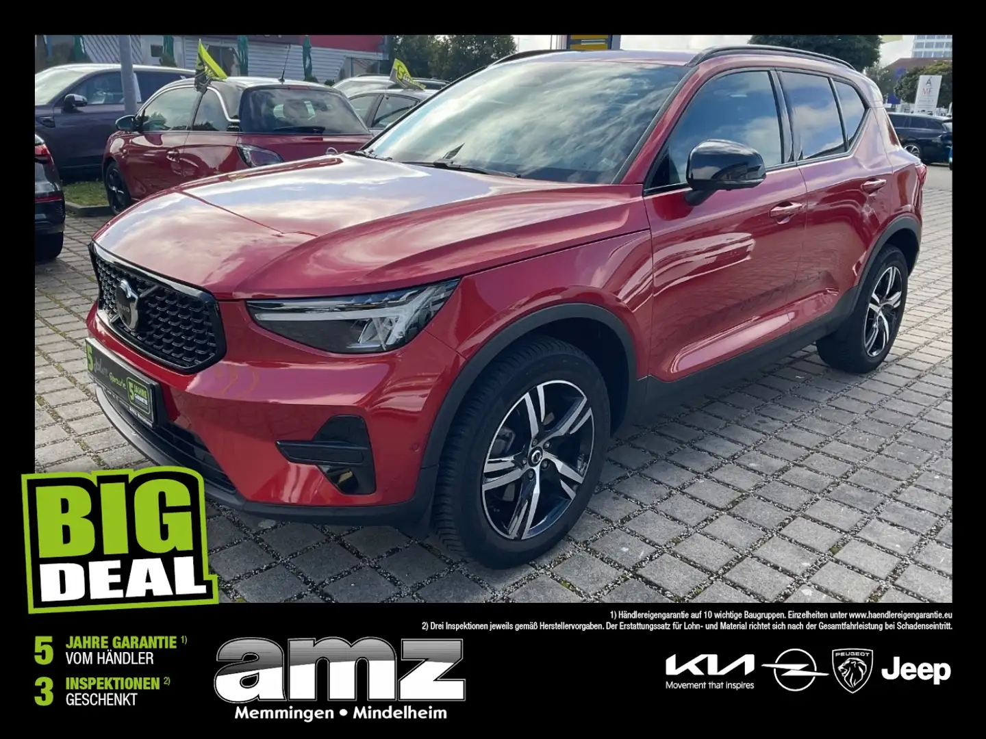 Volvo XC40 Plus Dark SurroundView360*LED*Panoramadach Rood - 1