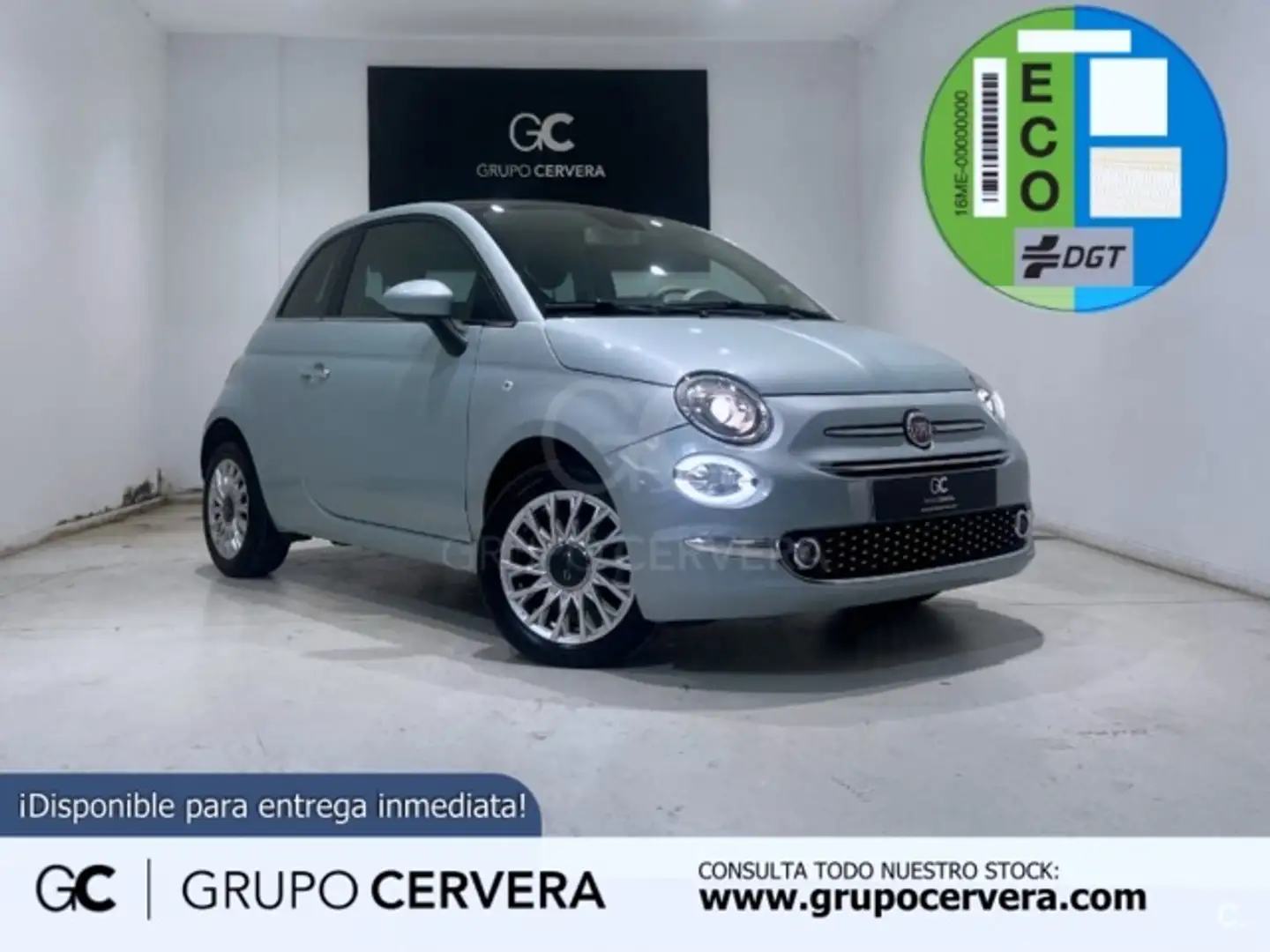 Fiat 500 1.0 Hybrid Monotrim 52kW Verde - 1