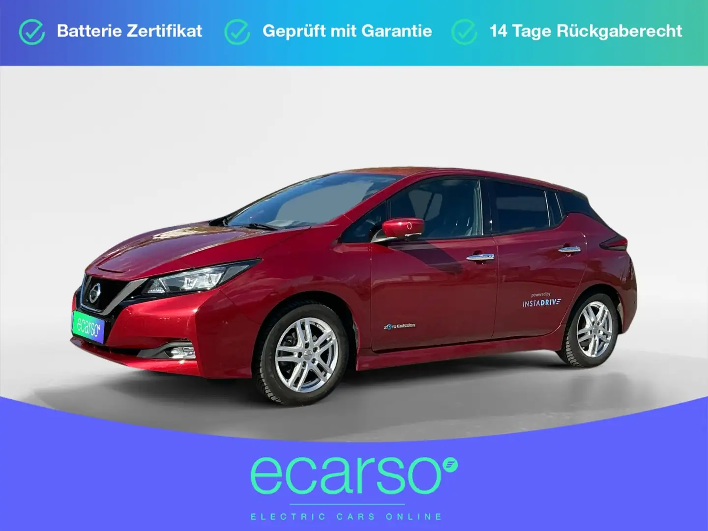Nissan Leaf Tekna Rot - 1