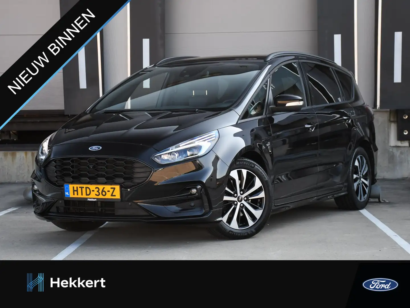 Ford S-Max ST-Line 2.5 FHEV 190pk Automaat 7PERS. WINTER PACK Zwart - 1