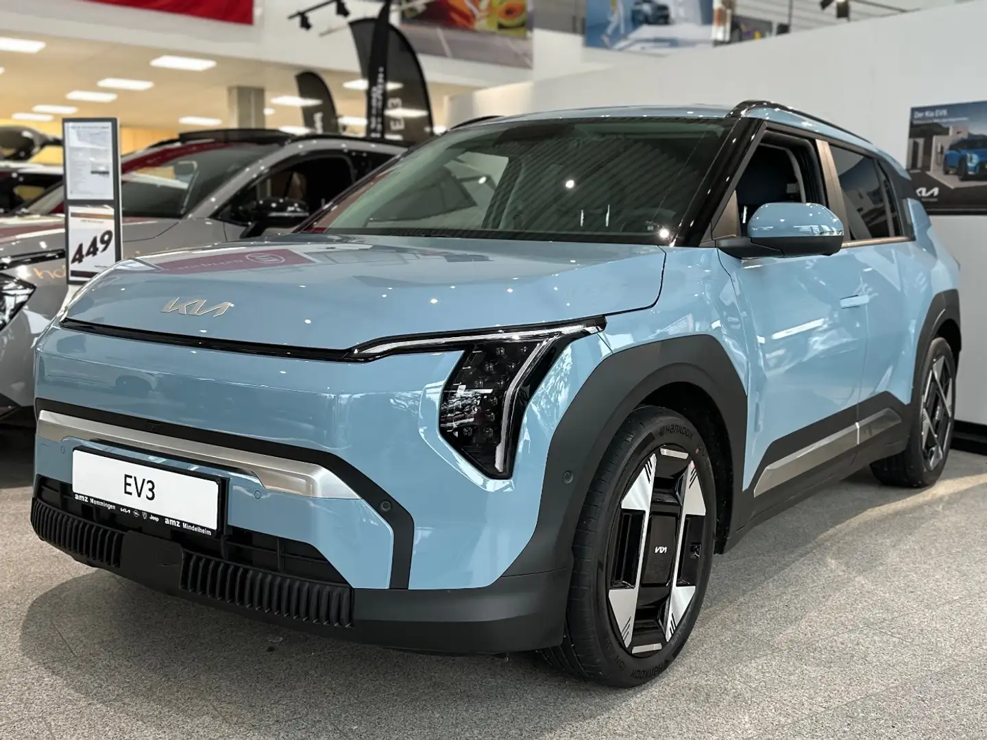 Kia EV3 81,4kWh Earth *Wärmepumpe*Navi*Rückfahrkamera Синий - 2