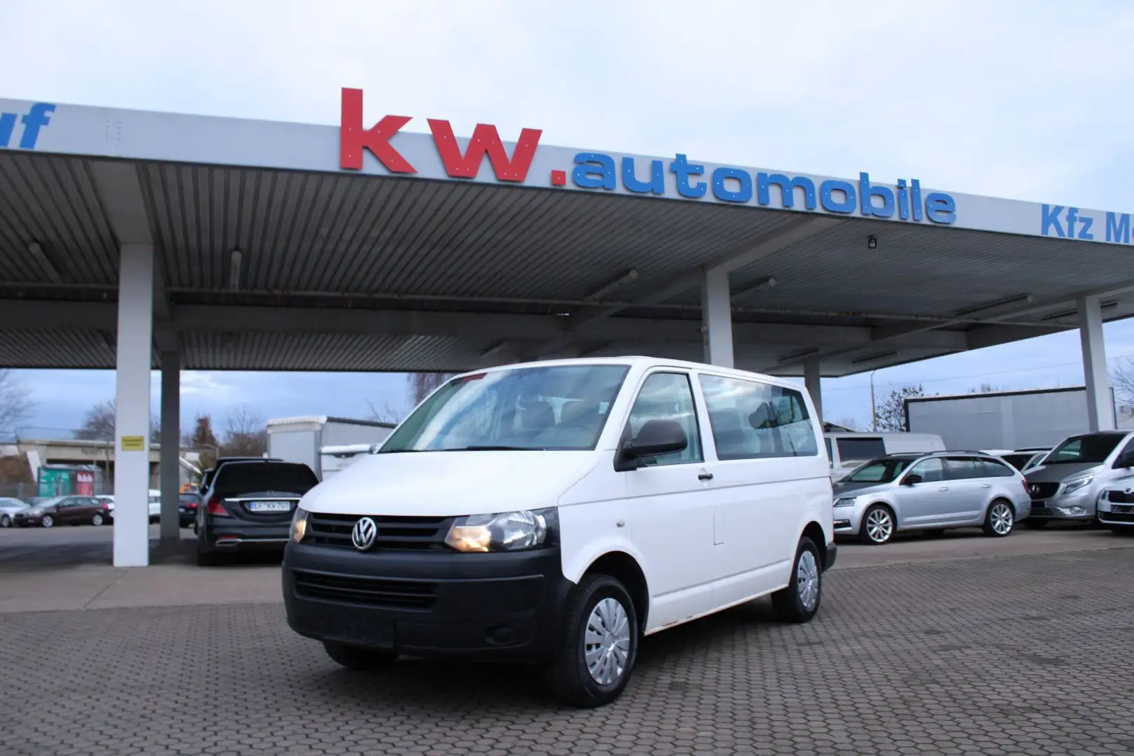 Volkswagen T5 Kombi Klima, 9 Sitze, 2x Heizung Weiß - 1
