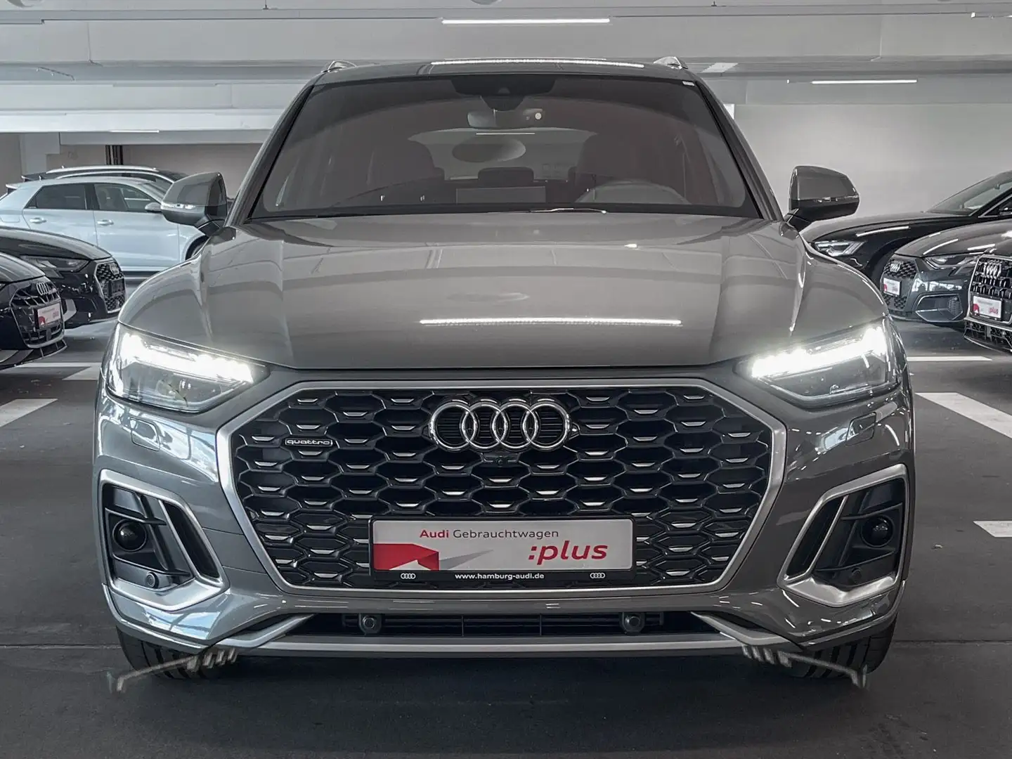 Audi Q5 45 TFSI qu. S tronic 2xS LINE/LM21 Grijs - 2
