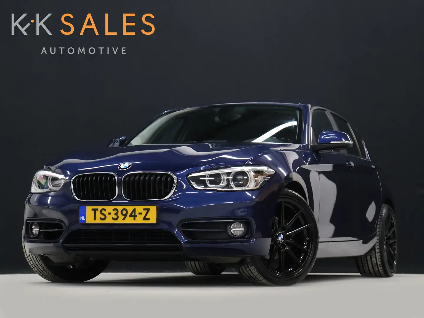 BMW 118 1-serie 118i M Sport [M STUUR, HARMAN/KARDON, NAVI Blauw - 1