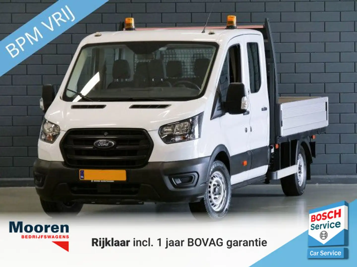 Ford Transit 350 2.0 TDCI L3H1 Dubbele Cabine Ambiente OPEN LAA Alb - 1