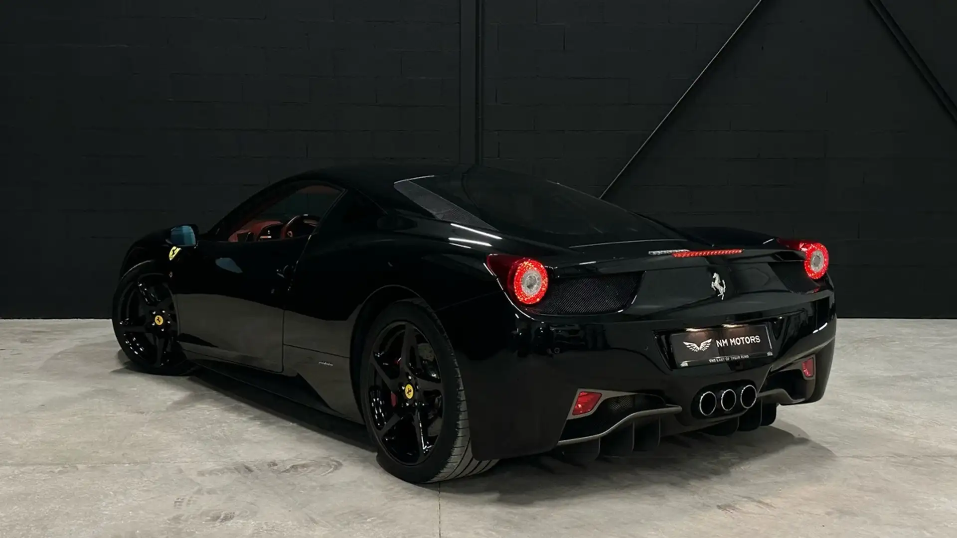 Ferrari 458 Italia V8 4.5 570 CV - Cuir Rouge Cartier - Sort d Чорний - 2