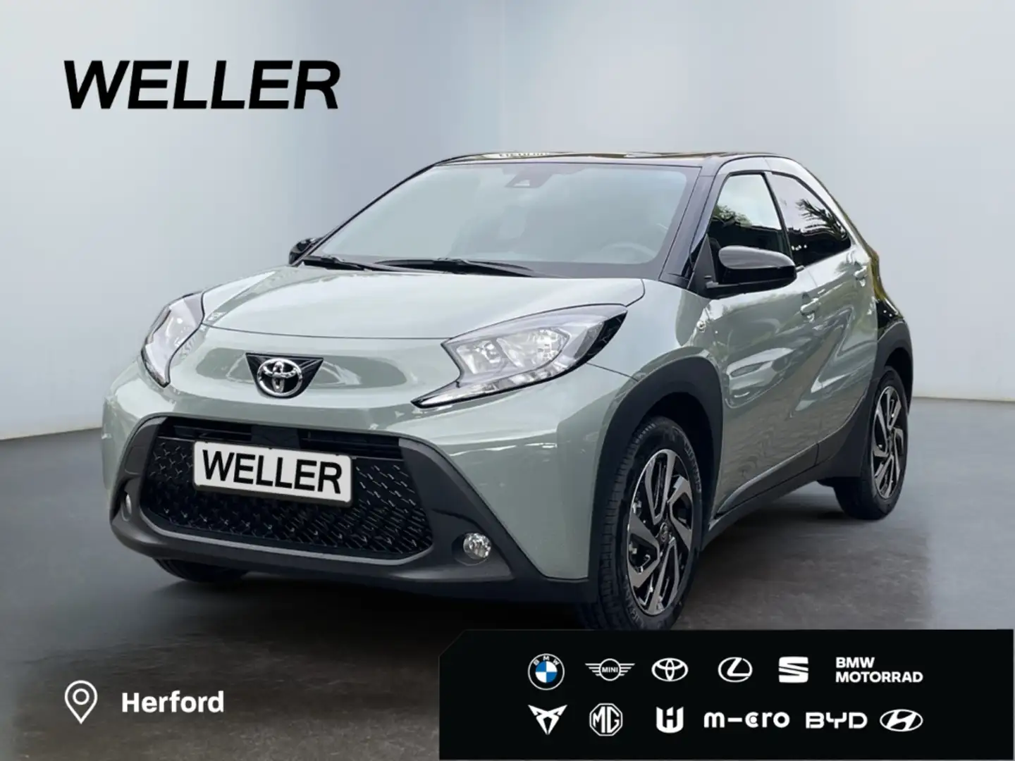 Toyota Aygo X Teamplayer *ACC*Kamera*CarPlay*SHZ*Bi-Tone* Vert - 1