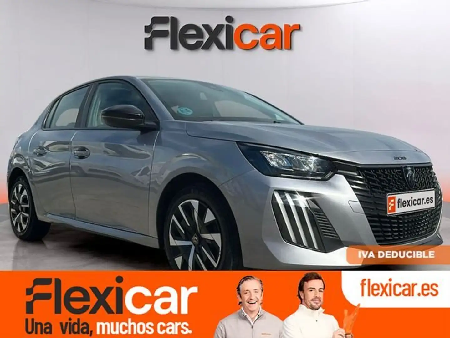 Peugeot 208 1.2 Puretech S&S Allure 100 Gris - 1