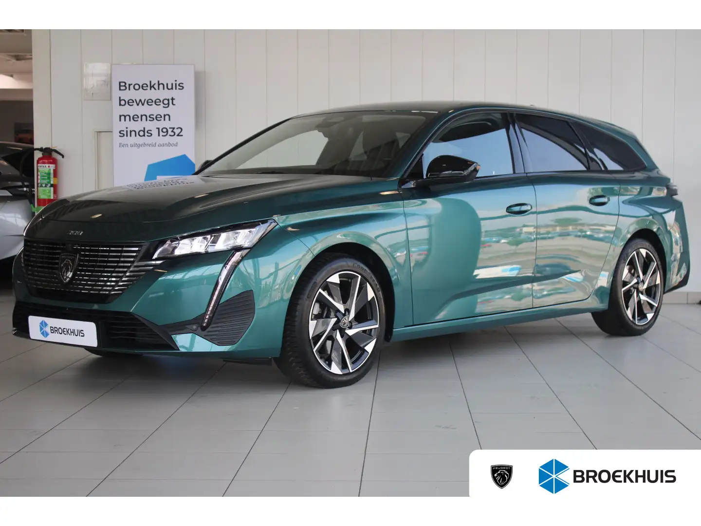 Peugeot 308 SW 1.2 Turbo 130-PK EAT8 Allure AUTOMAAT PARKEERCA Blauw - 1