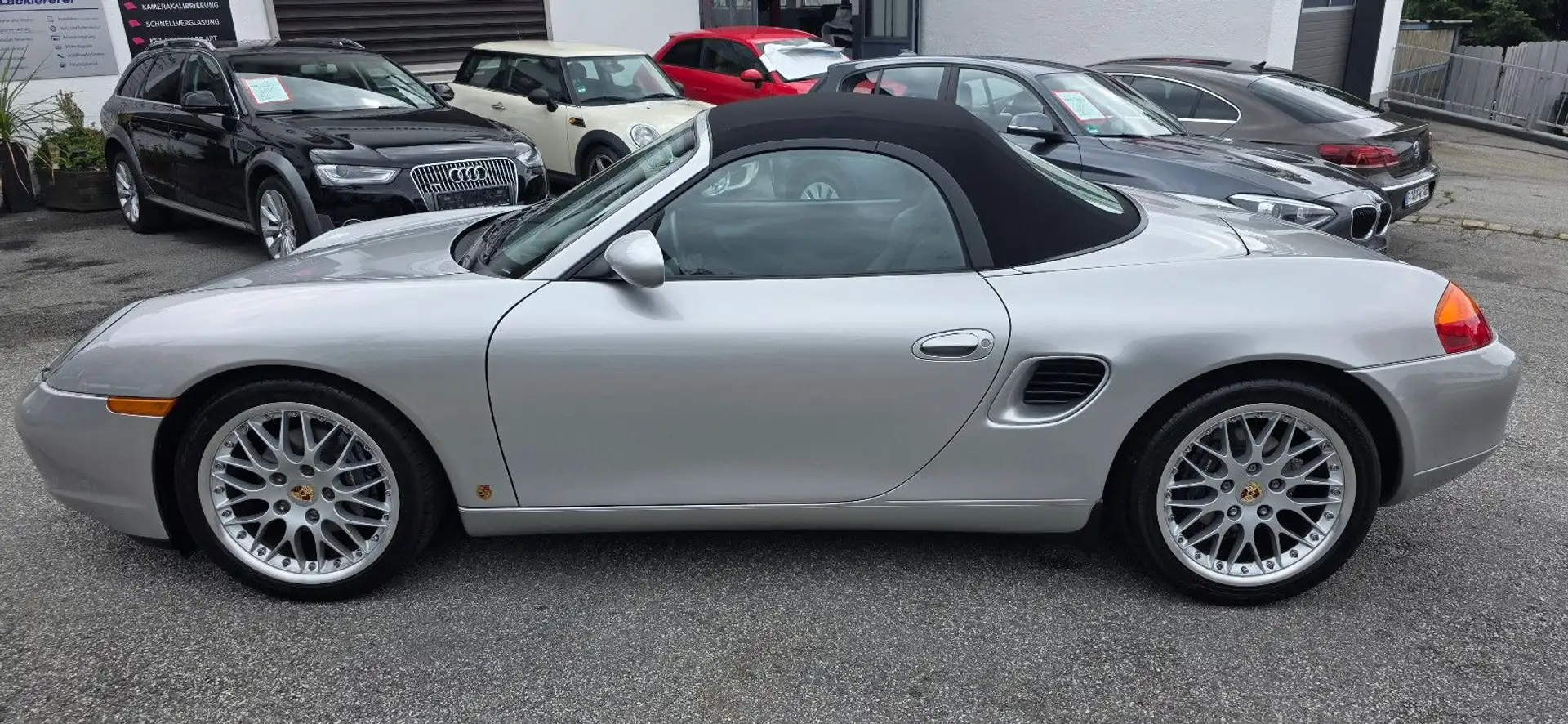 Porsche Boxster Klima, Leder, echte 24.800 Km!!! Silber - 2