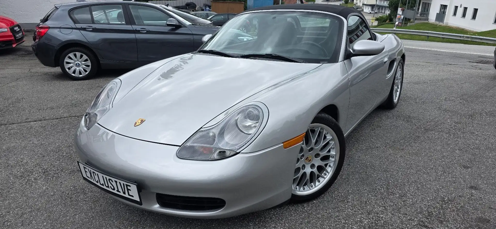 Porsche Boxster Klima, Leder, echte 24.800 Km!!! Silber - 1