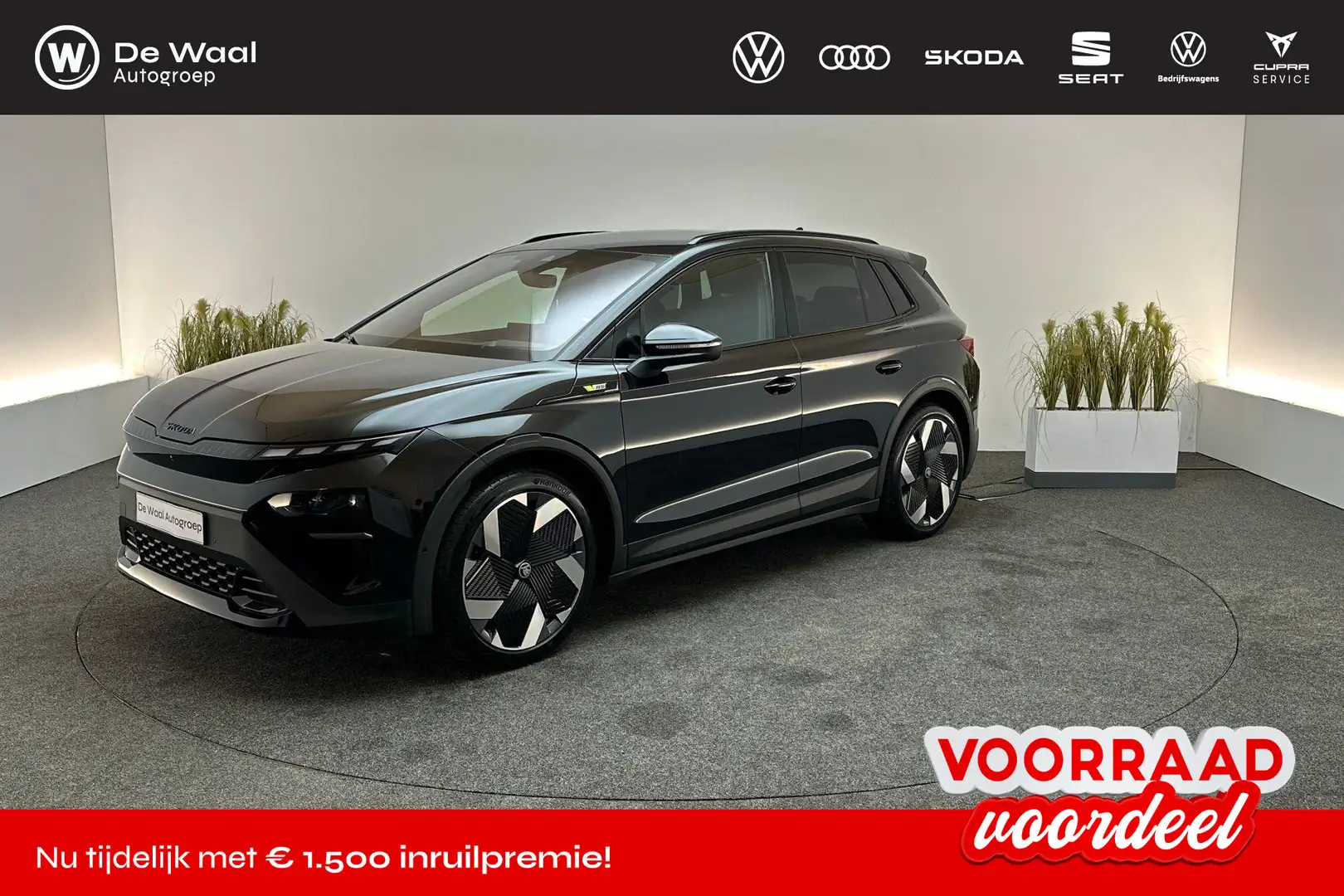 Skoda Elroq RS 79Kwh Zwart - 1