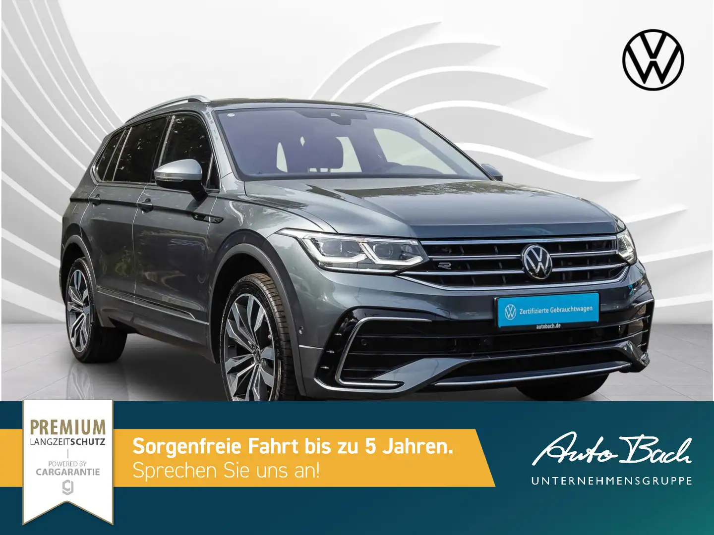 Volkswagen Tiguan Allspace 2.0 TDI DSG R-Line 4Motion, Navi Grijs - 2