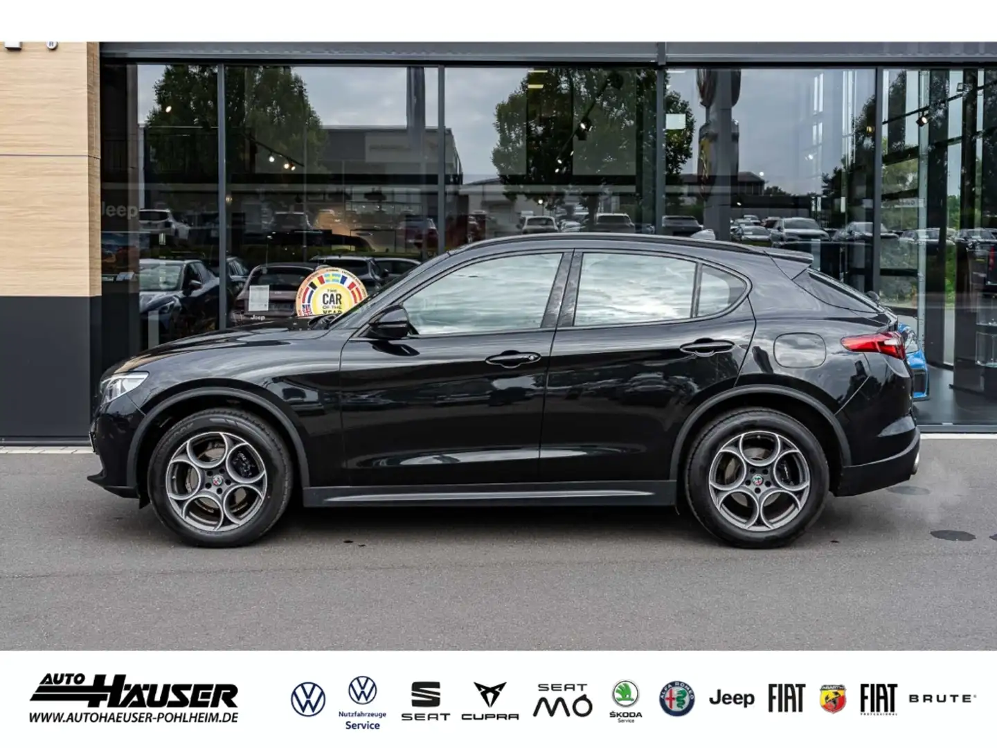 Alfa Romeo Stelvio Super 2.0 Turbo Q4 NAVI KAMERA MEMORY BI-XENON Zwart - 2