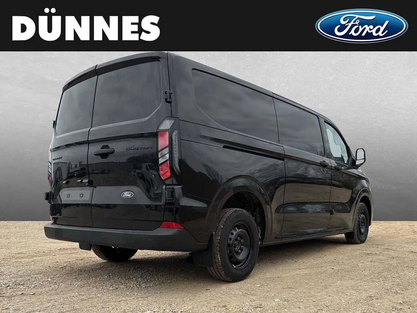 Ford Transit Custom *Sortimo Regale* Diesel 320 L2H1 Zwart - 2