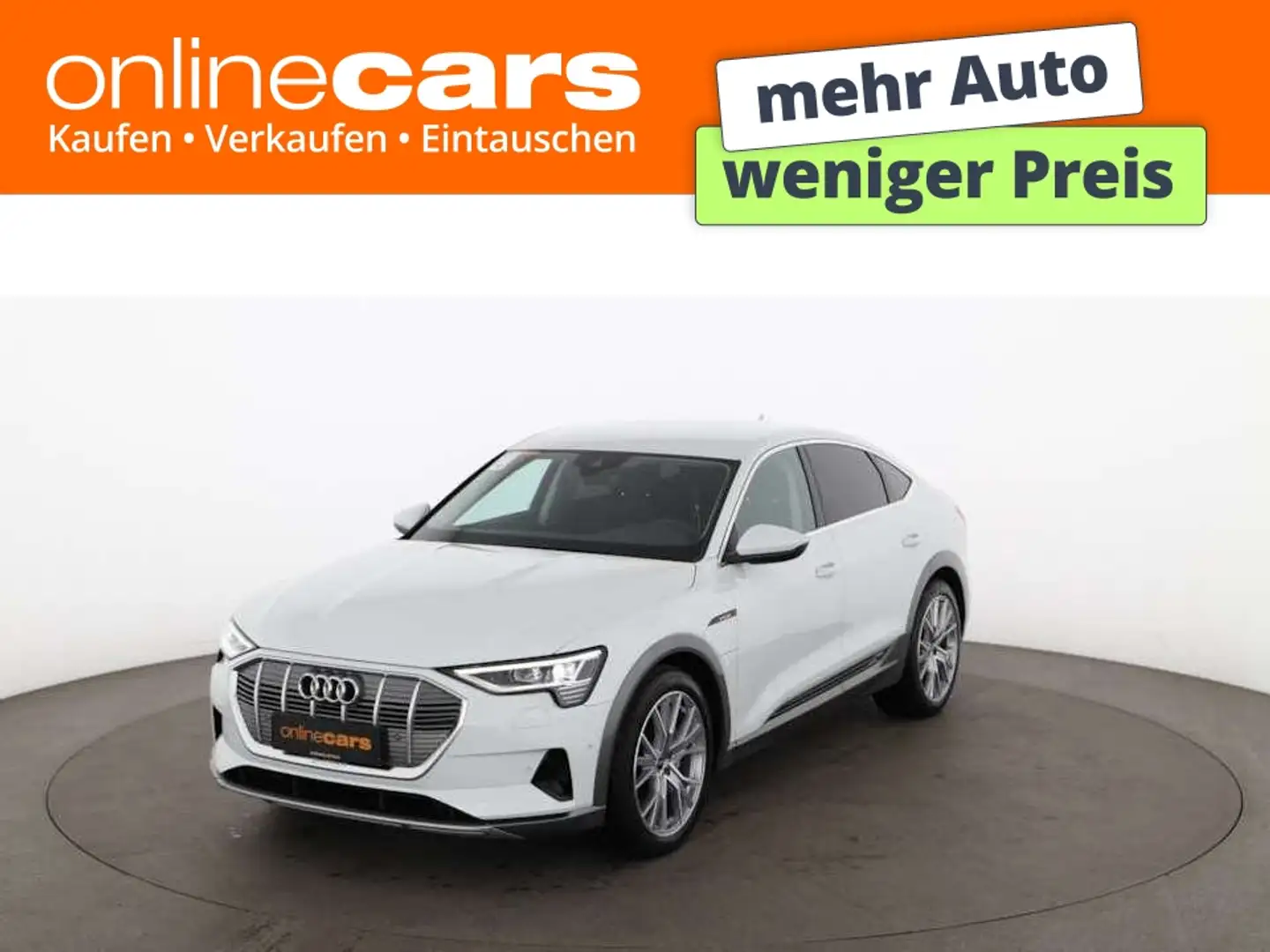 Audi e-tron SB 55 quattro advanced 95kWh Aut LED NAVI Weiß - 1