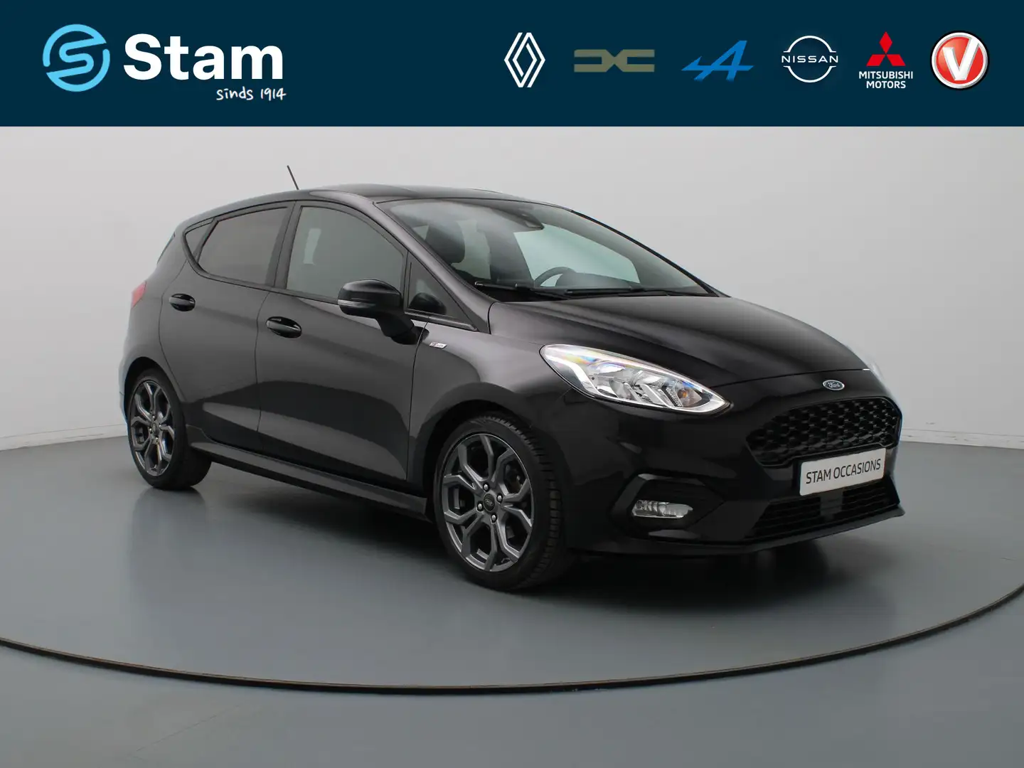 Ford Fiesta 1.0 EcoBoost ST-Line Cruise | Climate | Carplay | Zwart - 1