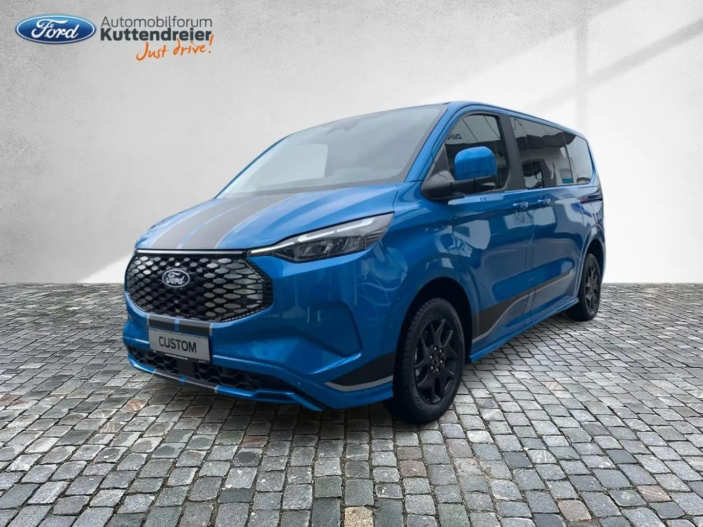 Ford Tourneo Custom Bus Elektromotor 340 L1 RWD Sport Blau - 2