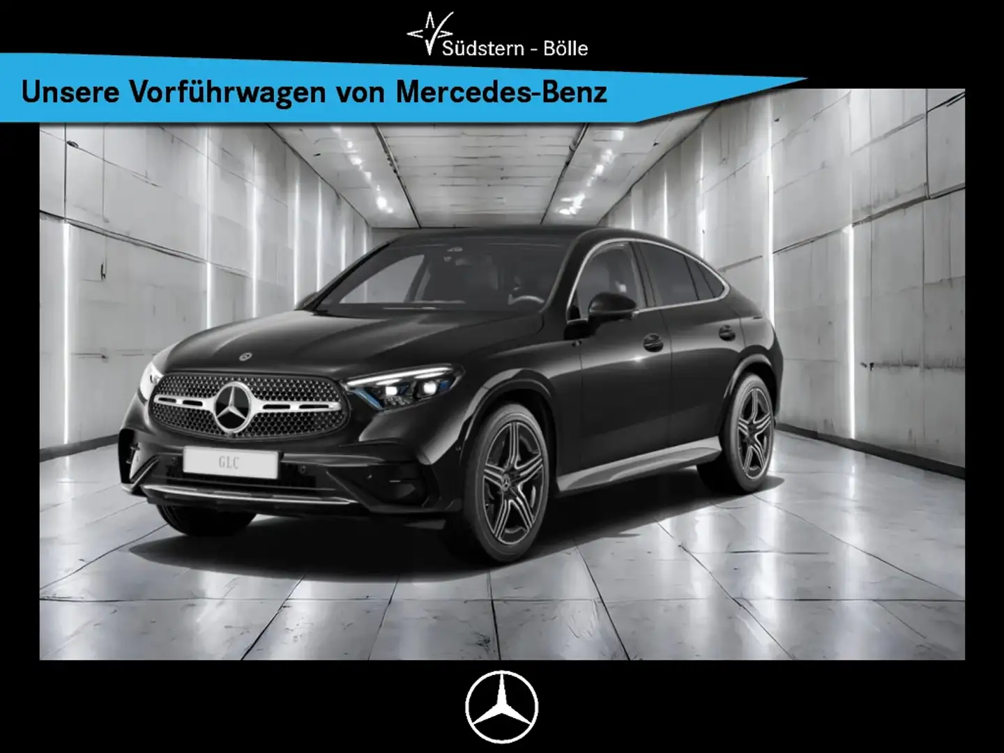 Mercedes-Benz GLC 220 d 4M Coupe AMG+AMBIENTE+DISTRO+MEMORY Noir - 1