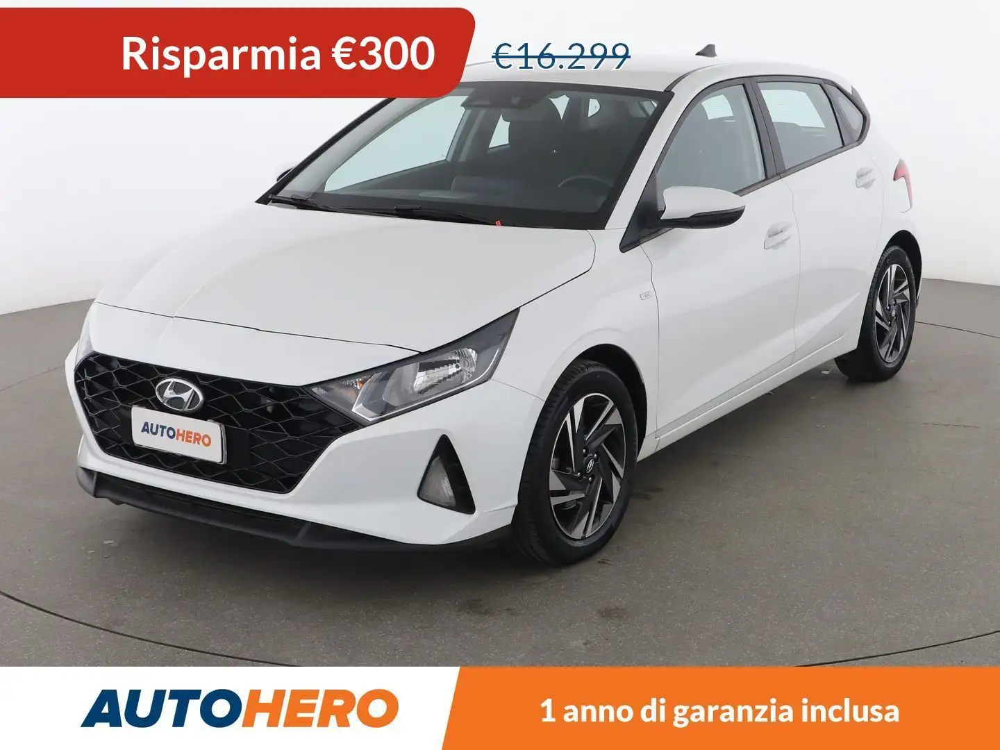Hyundai i20 1.0 T-GDI Mild-Hybrid Techline MHEV Blanc - 1