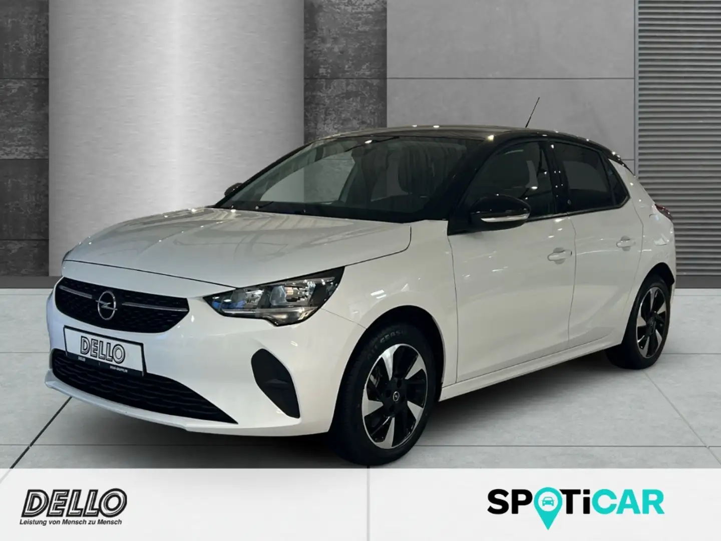 Opel Corsa-e Edition Parkpilot Lenkradhzg Sitzhzg Dach in Schwa Weiß - 1
