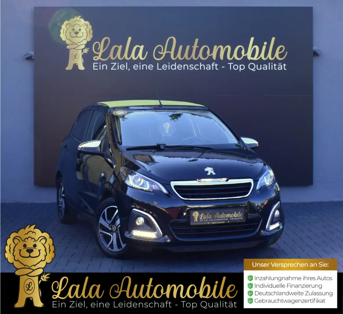 Peugeot 108 Collection 1.0 TEMPOMAT FALTDACH CARPLAY Noir - 1