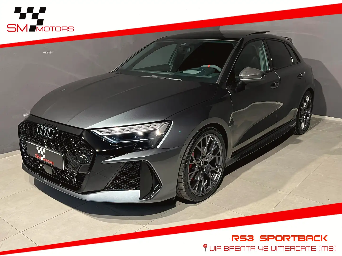 Audi RS3 Sportback 2.5 tfsi CARBOCERAMICA - PRONTA CONSEGNA Gri - 1