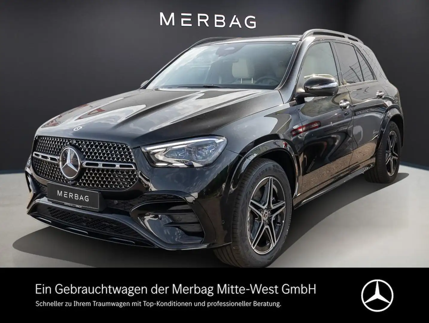 Mercedes-Benz GLE 350 de 4MATIC mit EQ Hybrid Technologie ACC Schwarz - 1