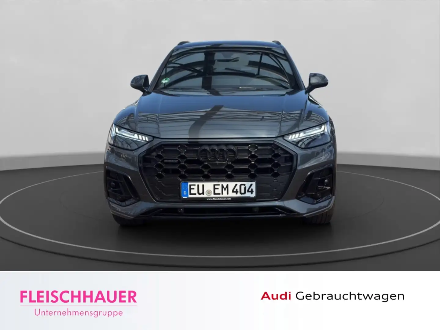 Audi Q5 40 TDI quattro S line  Navi,B&O,CarPlay,AHK Grijs - 2