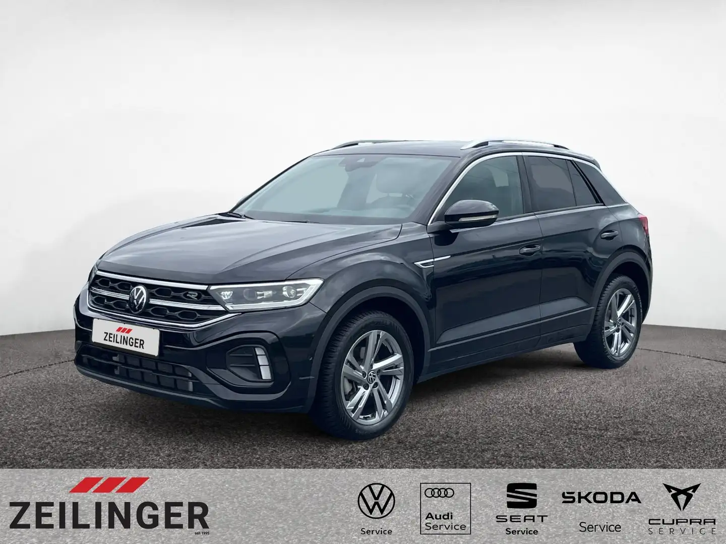 Volkswagen T-Roc R-Line TSI DSG|NAVI|ACC|KAMERA|APP-CONNECT Schwarz - 1