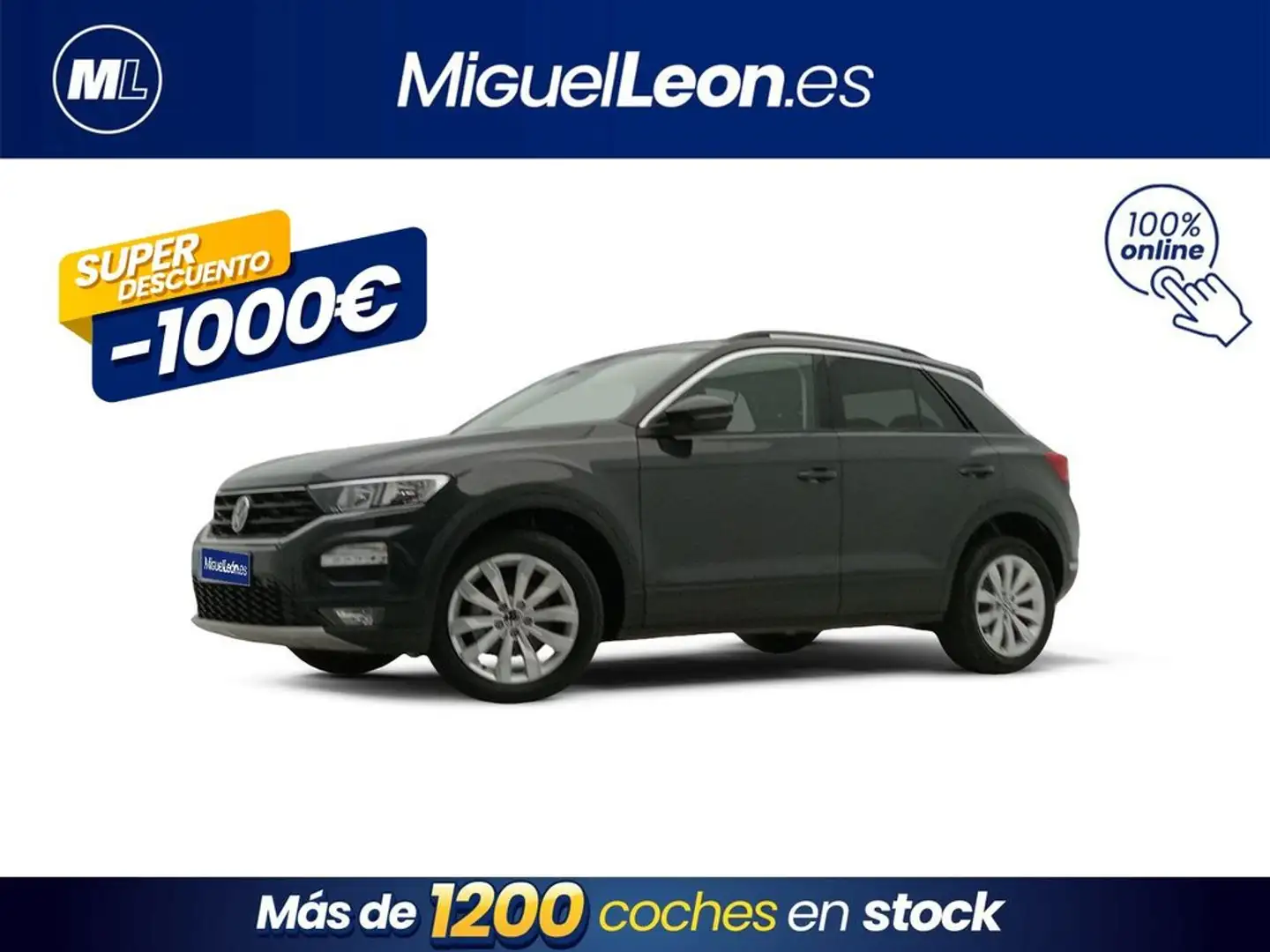 Volkswagen T-Roc Advance 1.0 TSI 81kW (110CV) Negro - 1