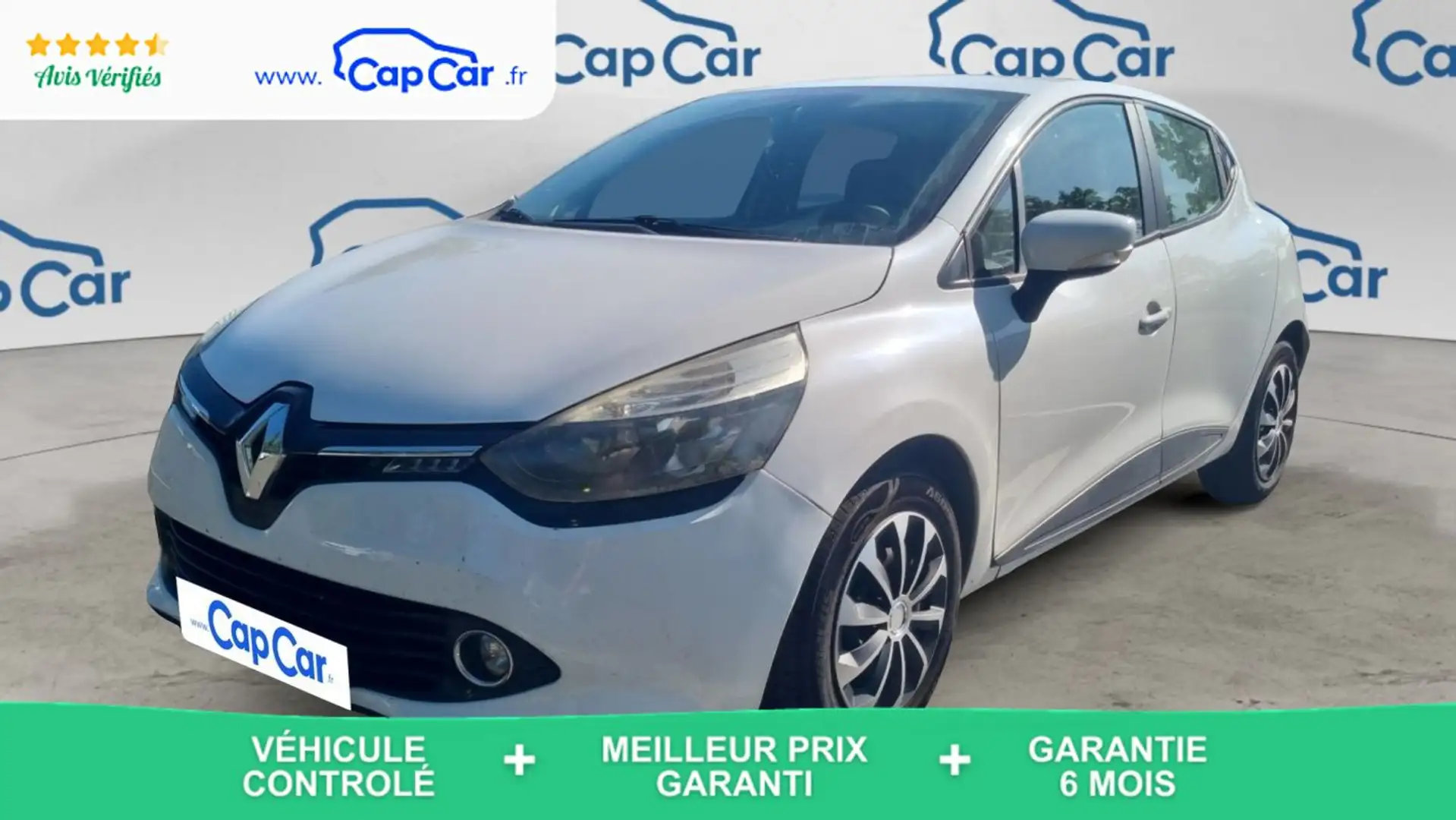 Renault Clio IV 1.5 dCi 90 Air Medianav Blanc - 1
