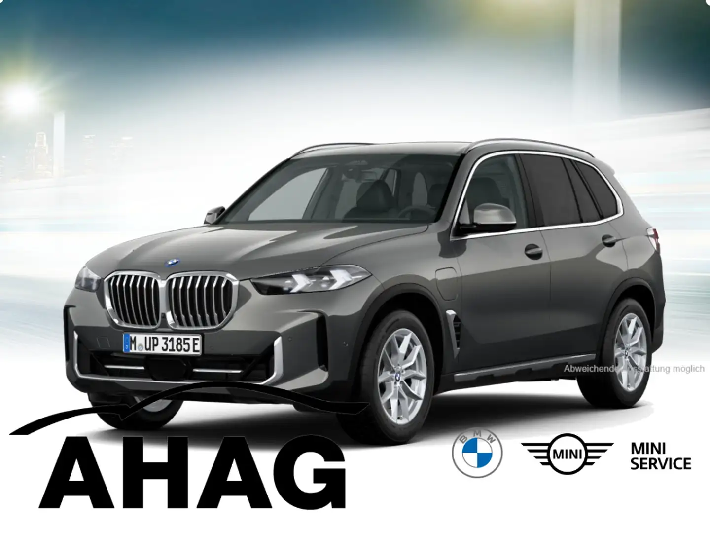 BMW X5 xDrive50e Sport Aut. AHK Memory vorn Grau - 2