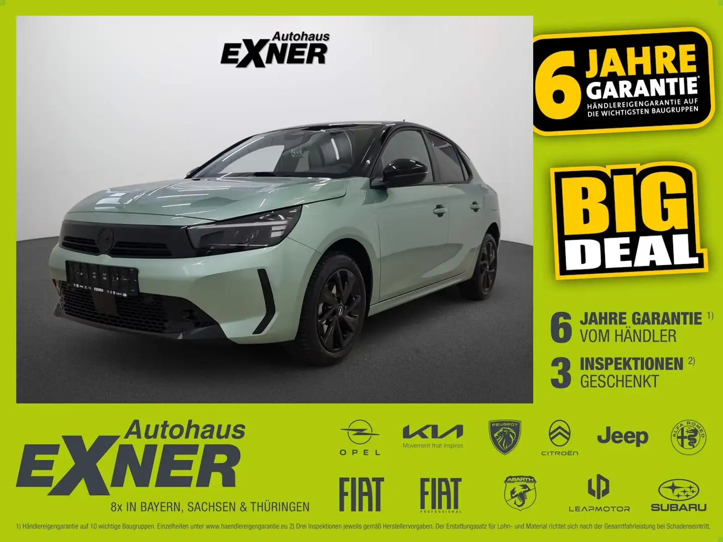 Opel Corsa Yes Allwetterreifen, Sitzheizung vorne Grün - 1