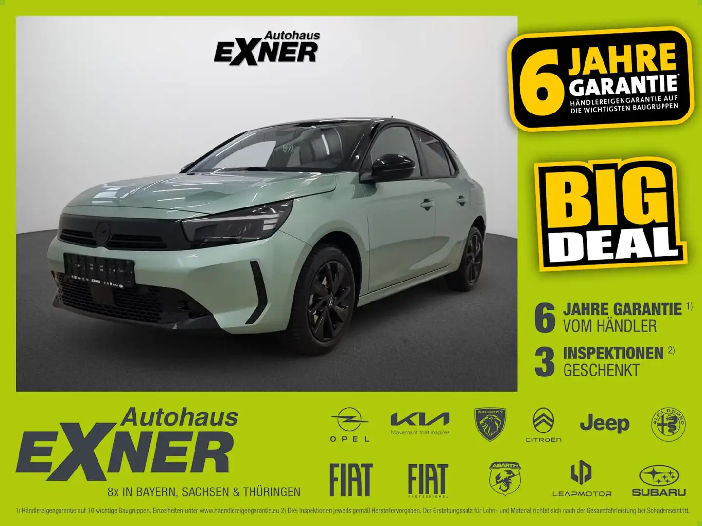 Opel Corsa Yes Allwetterreifen, Sitzheizung vorne Grün - 1