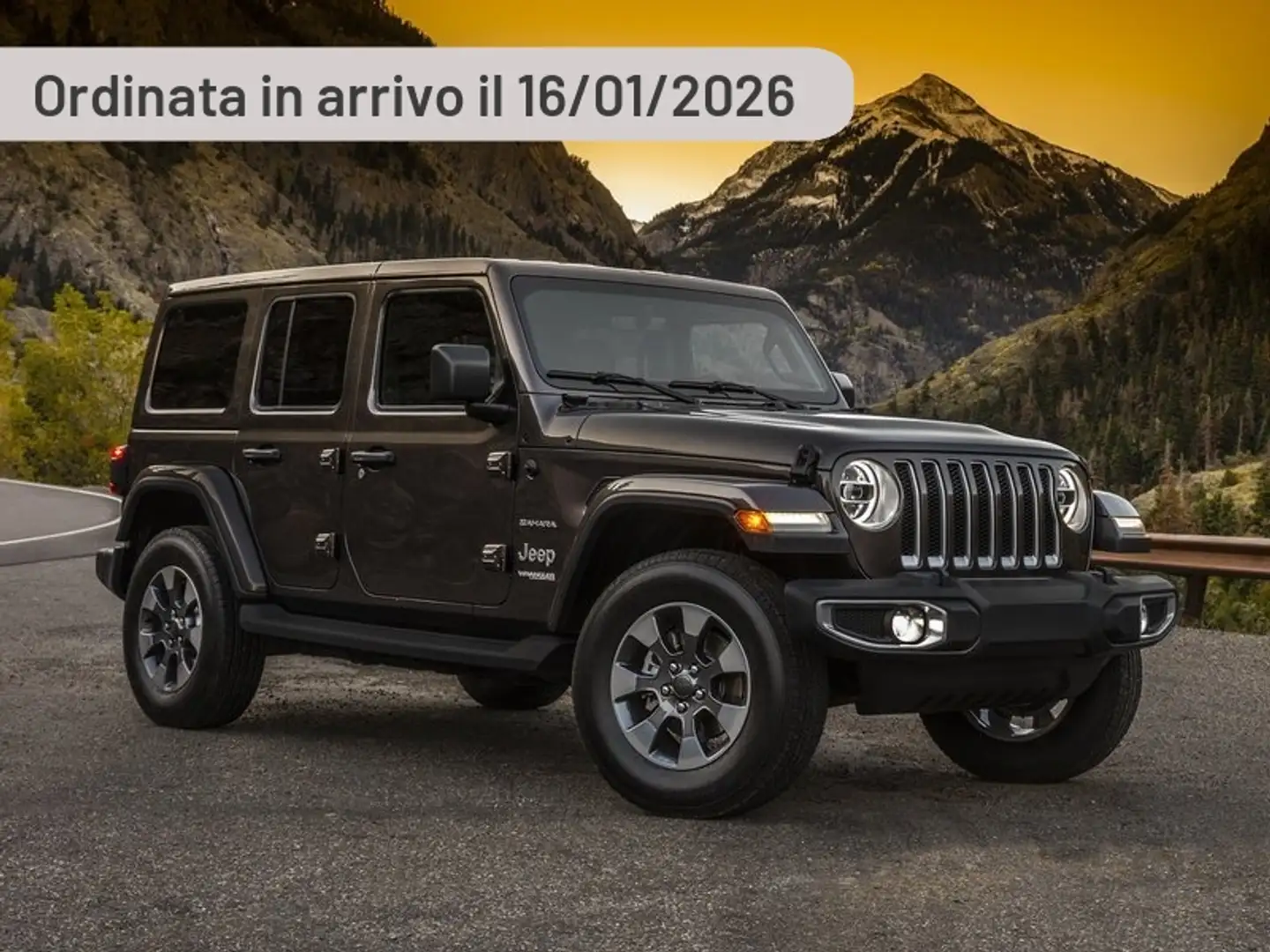 Jeep Wrangler Unlimited 2.0 PHEV ATX 4xe Sahara Argento - 2