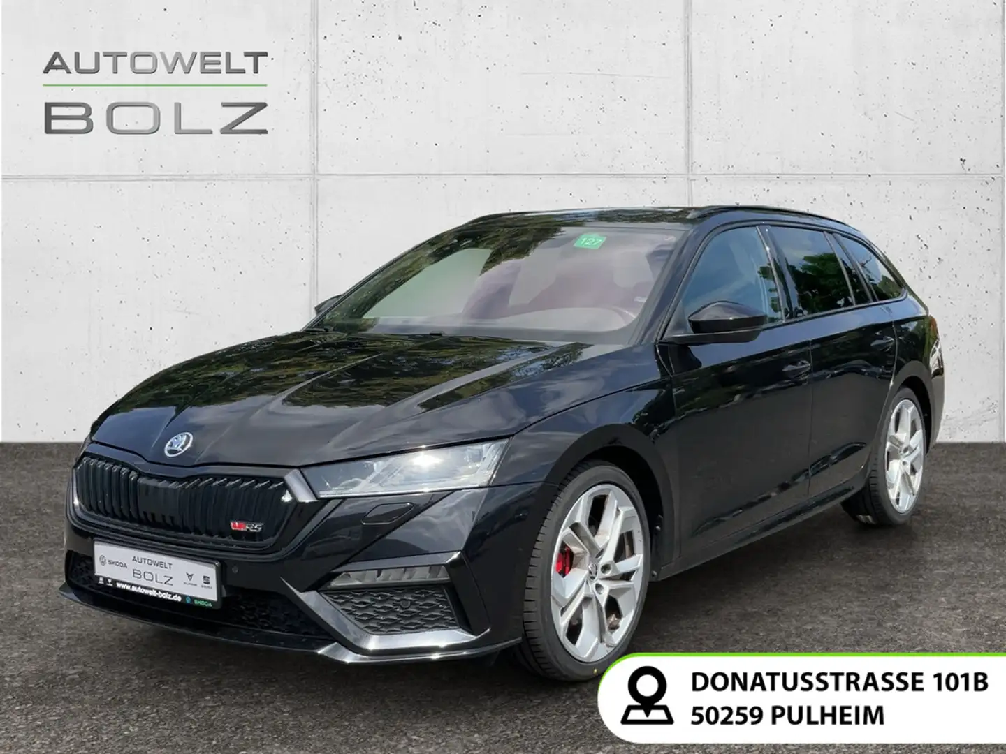 Skoda Octavia Combi RS 2.0 TSI DigiCock Canton LED beh Schwarz - 1