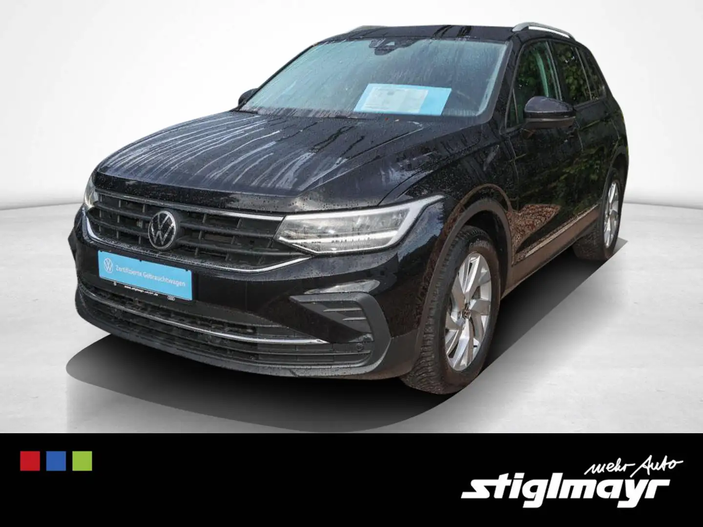 Volkswagen Tiguan Life 2.0TDI 4-Motion DSG AHK+DAB+LED+NAVI Schwarz - 1