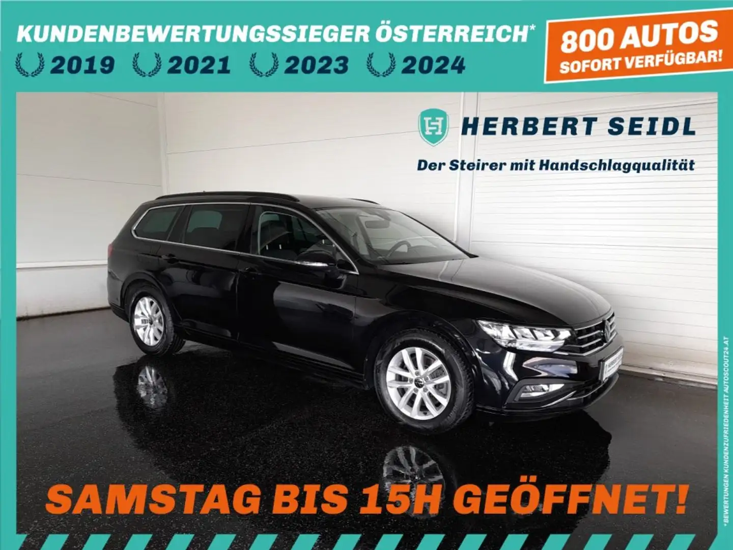 Volkswagen Passat Variant BUSINESS 2,0 TDI DSG *STANDHZG / VOLL-LED / NAVI / AHV & KAMERA / ACC / SPORT MASSAGESITZ / TRAVEL ASSIST* Schwarz - 1