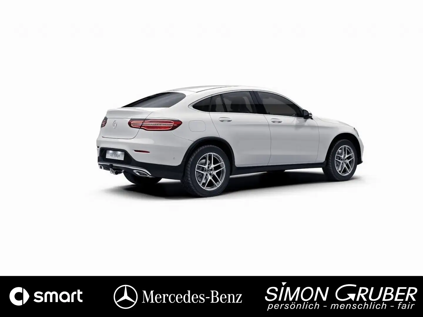 Mercedes-Benz GLC 250 4M AMG SHD Webasto AHK Airmatic Distroni Weiß - 2