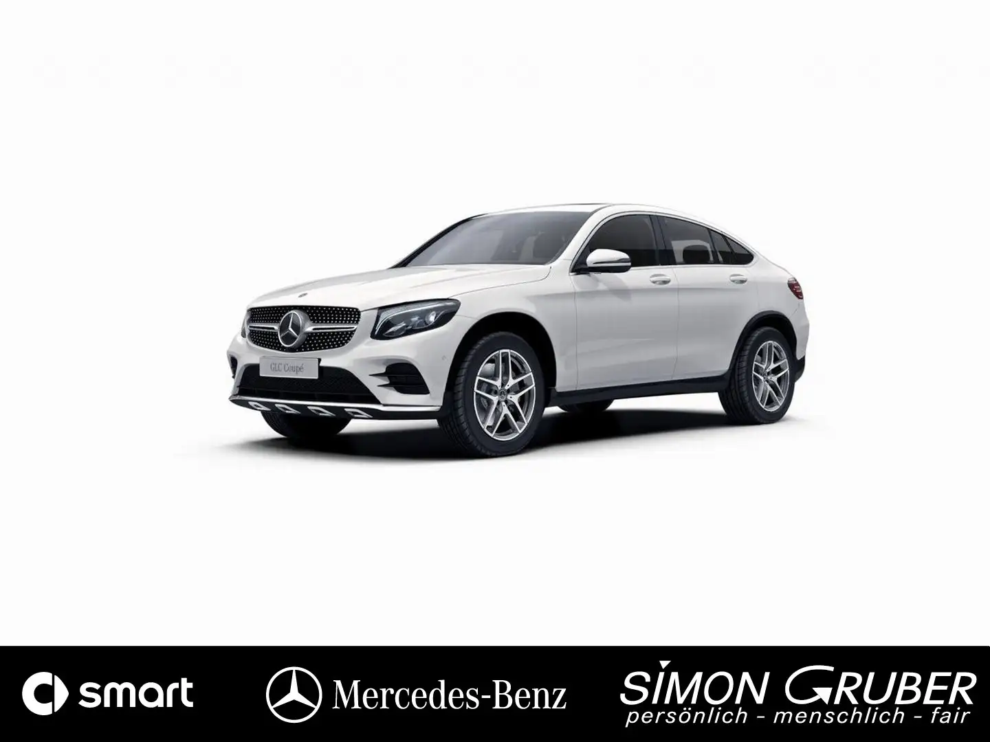 Mercedes-Benz GLC 250 4M AMG SHD Webasto AHK Airmatic Distroni Weiß - 1
