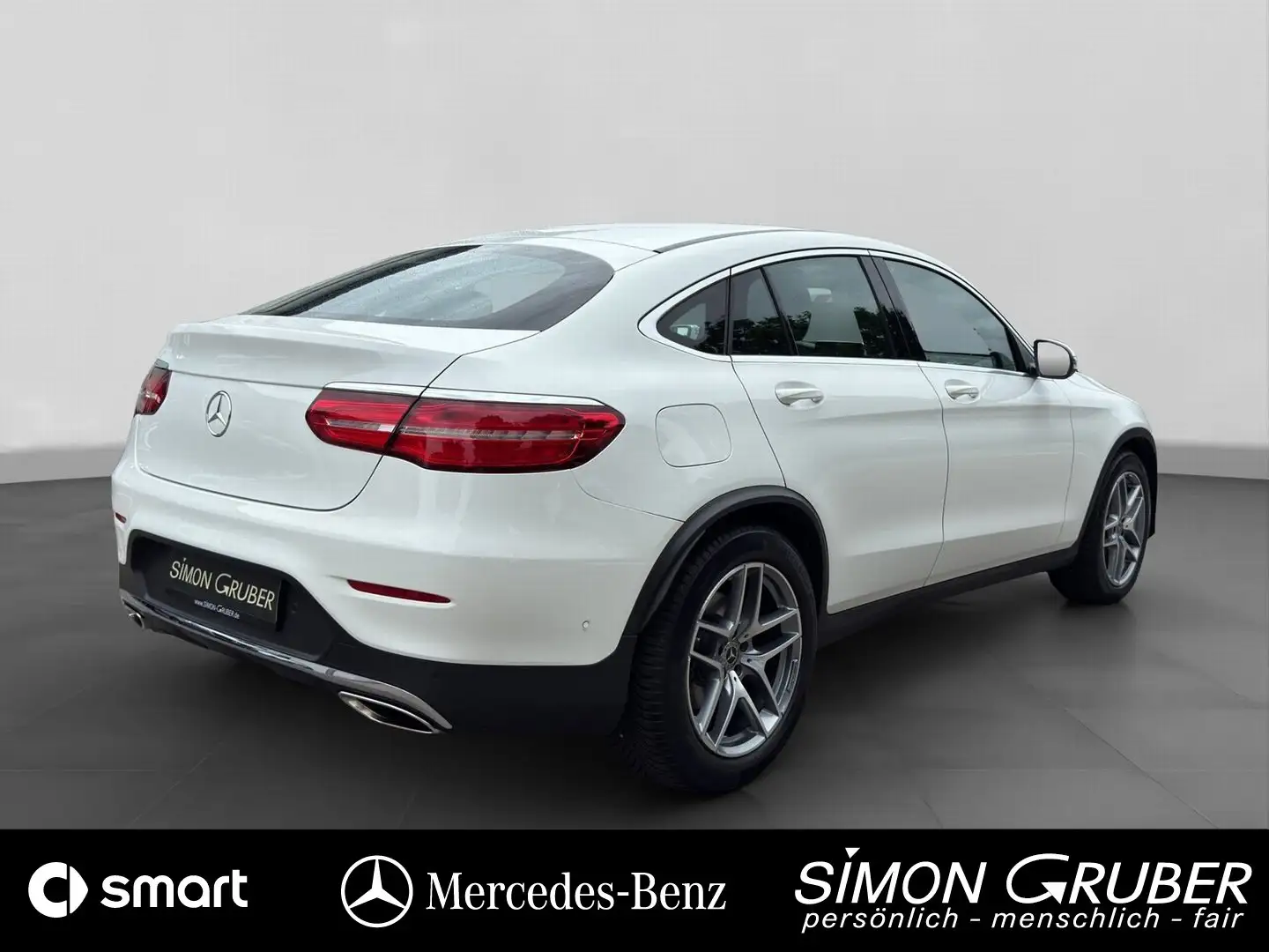 Mercedes-Benz GLC 250 4M AMG SHD Webasto AHK Airmatic Distroni Biały - 2
