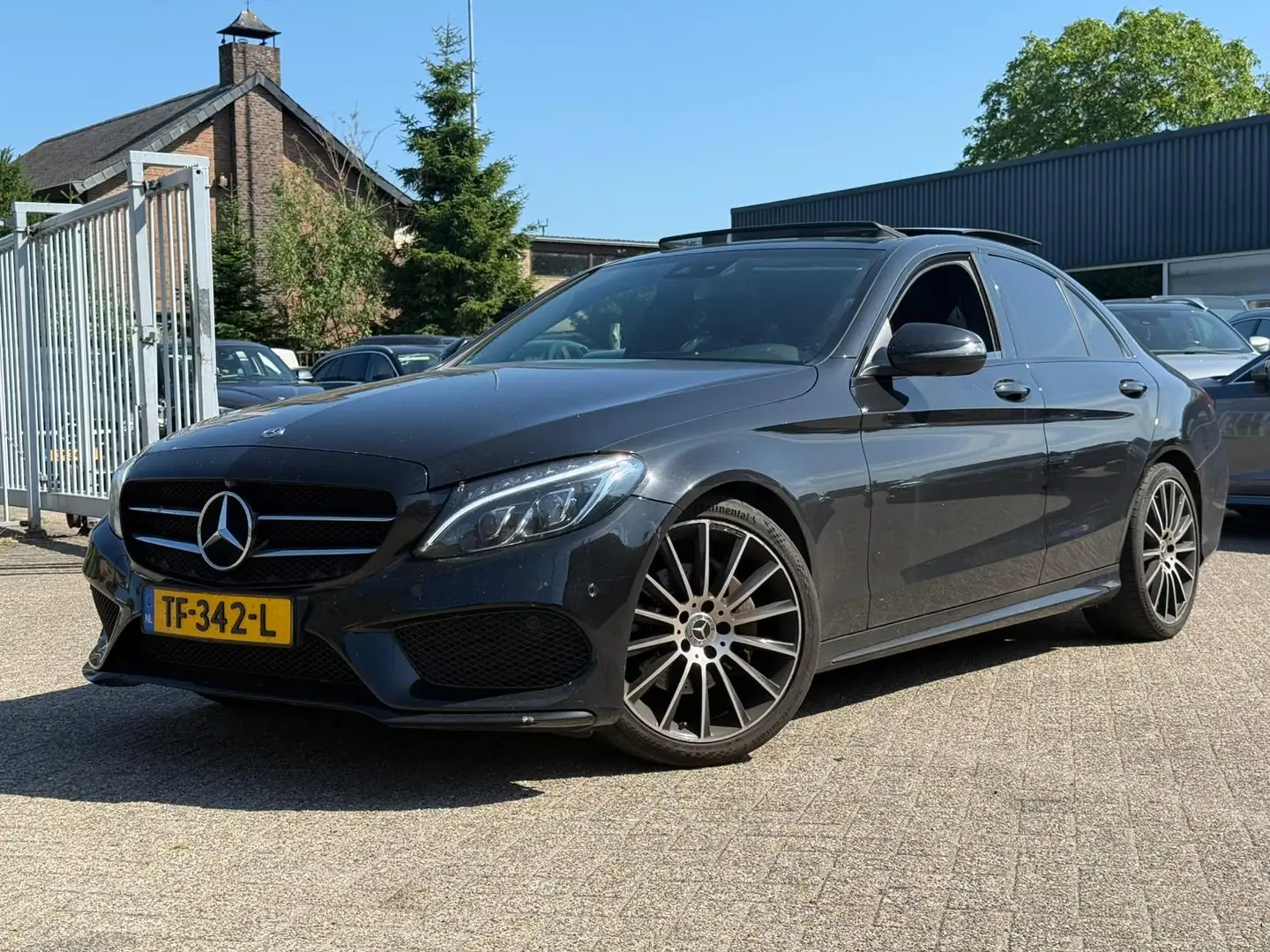 Mercedes-Benz C 180 CDI AUTOMAAT SPORT XENON/360 CAM/SP.STOELEN/LEER/S Zwart - 1
