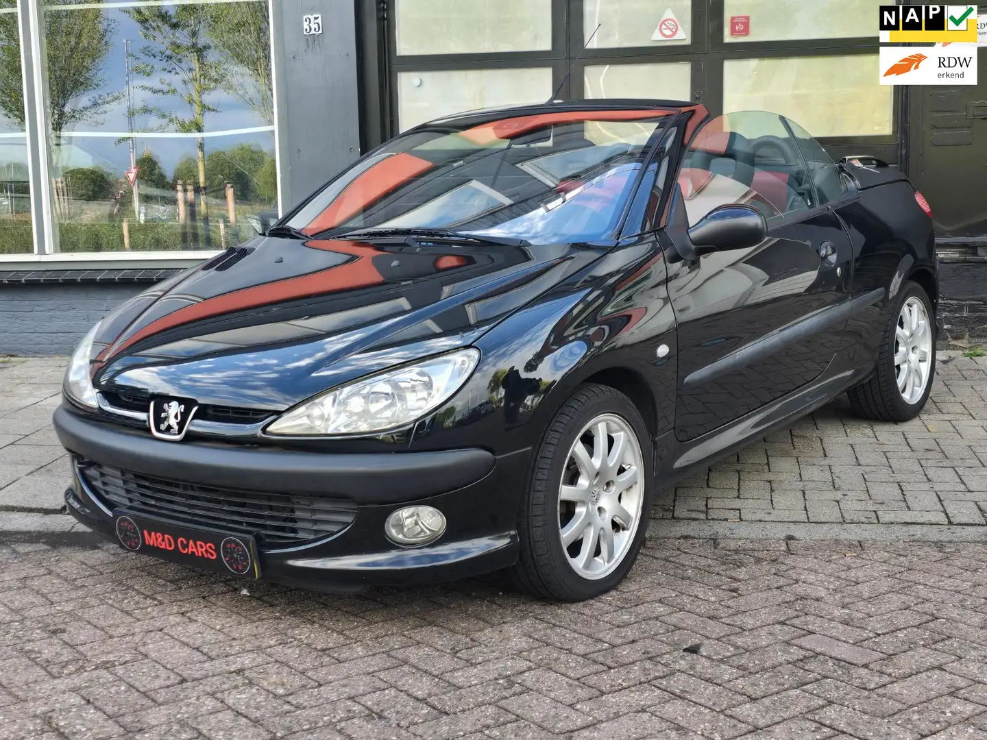 Peugeot 206 CC 2.0-16V AIRCO/NAP/CABRIO/ELEK RAMEN Zwart - 1