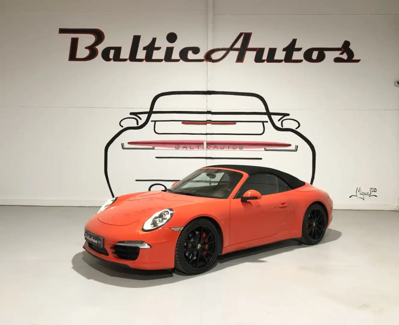 Porsche 991 Carrera S Cabriolet PDK Naranja - 1