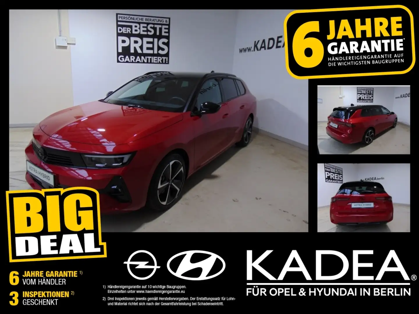 Opel Astra L Sports Tourer 1.2 Turbo Mild-Hybrid NAVI Rot - 1